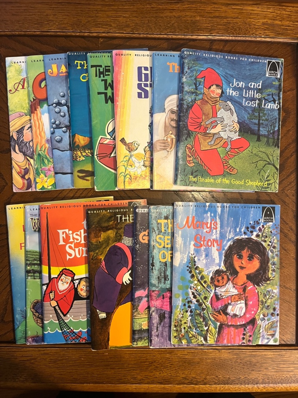 Bible story books for kids | set of 16 | Arch Books | Vintage